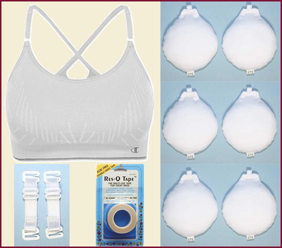 Purlz Breast Sizing System 36AA to 36C or 36D